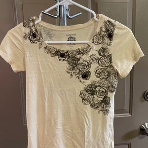 Lucky Brand T-Shirt with Floral Design